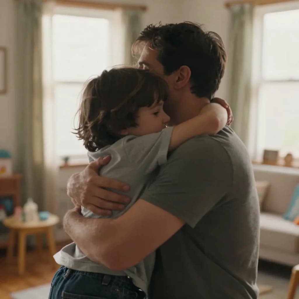 Ejemplo generado con el prompt «Vídeo: abrazo con tu yo del pasado»