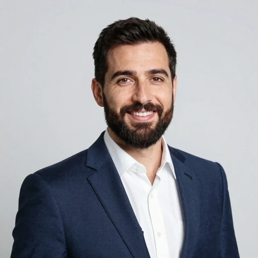 Ejemplo generado con el prompt «Headshot profesional para LinkedIn»