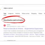 Resultados patrocinados en Google Ads
