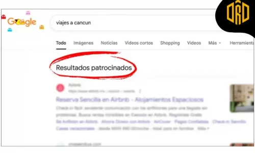 Resultados patrocinados en Google Ads